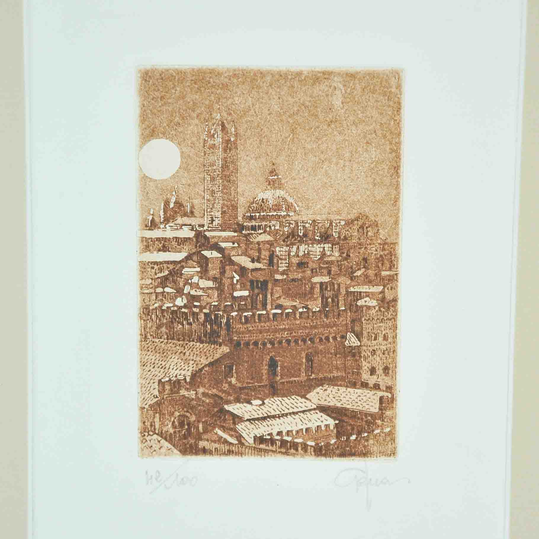 Set of Three Giorgio Ferrari Limited Edition Etchings