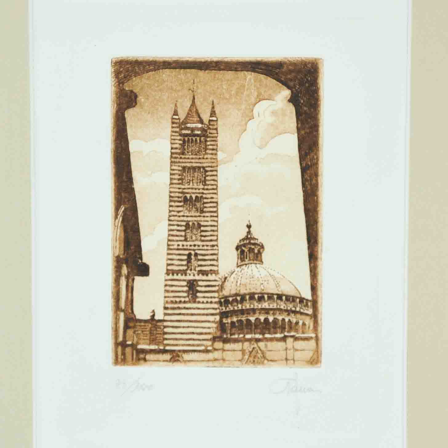 Set of Three Giorgio Ferrari Limited Edition Etchings