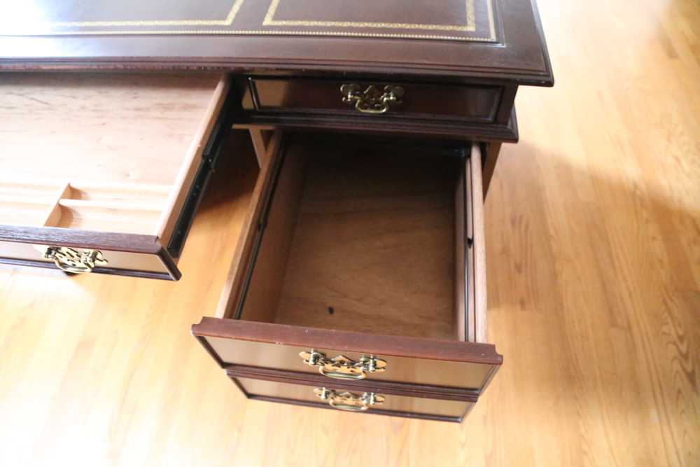 Sligh Furniture Mahogany Partners Desk