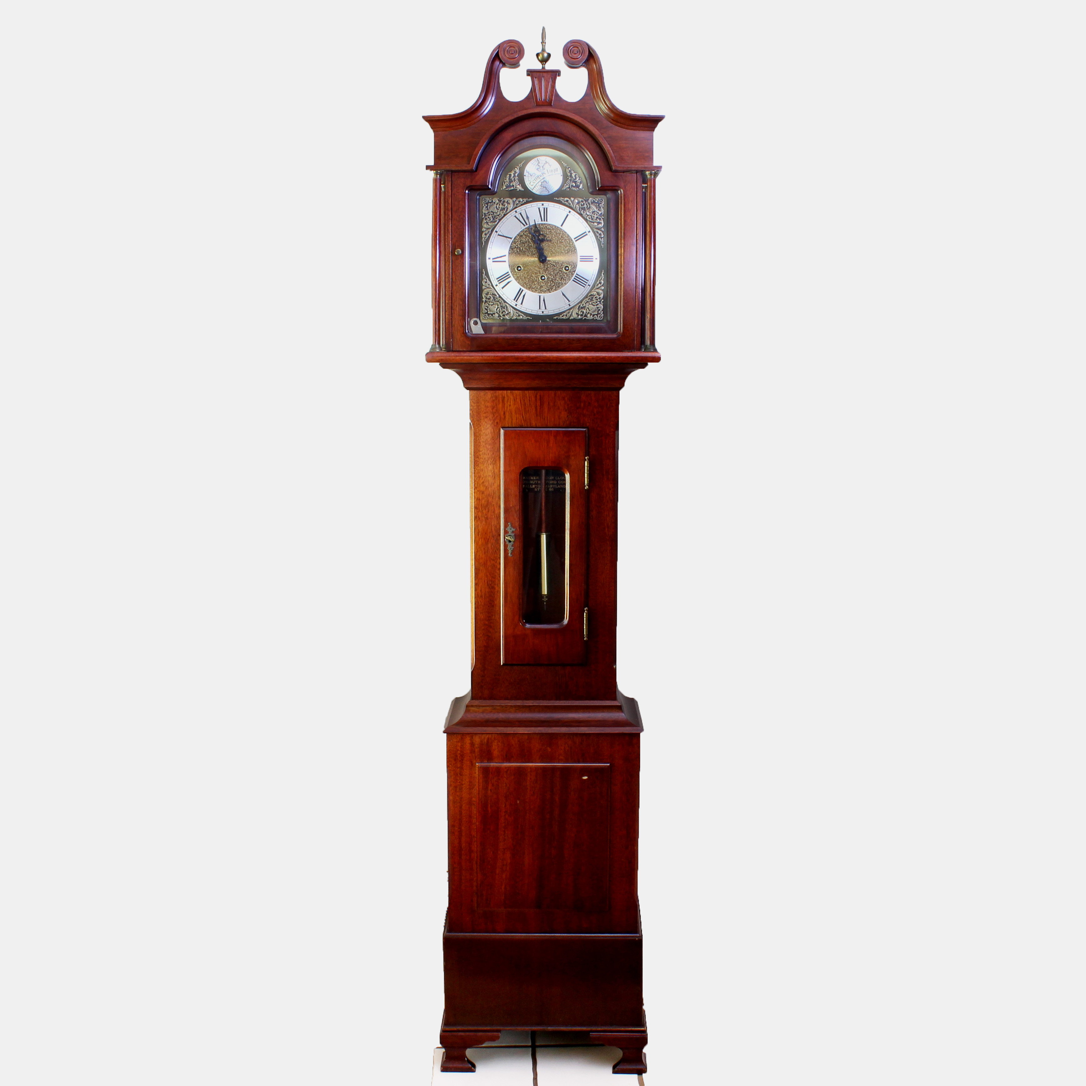 Vintage German Tempus Fugit Grandfather Clock