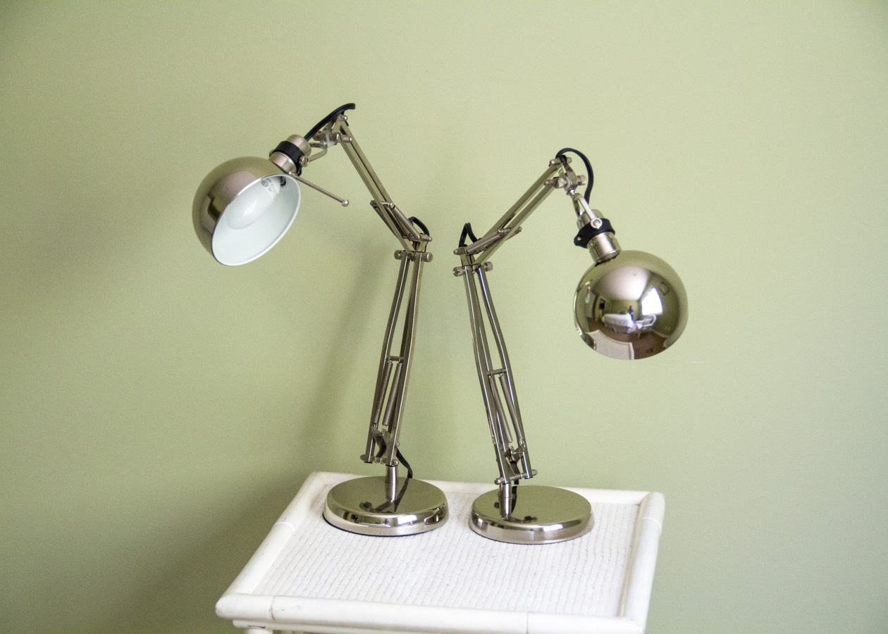 Pair of IKEA Forsa Work Lamps