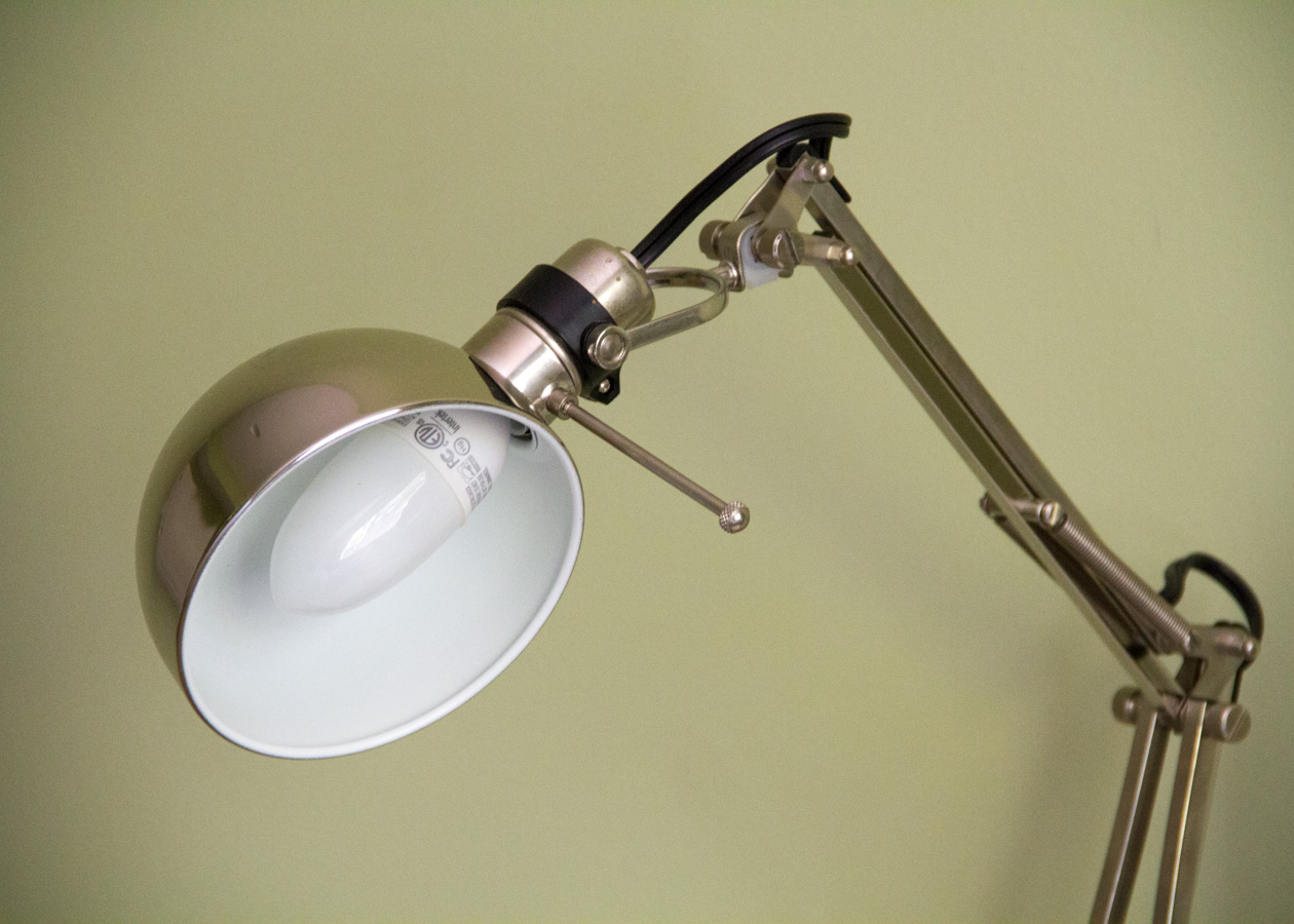 Pair of IKEA Forsa Work Lamps