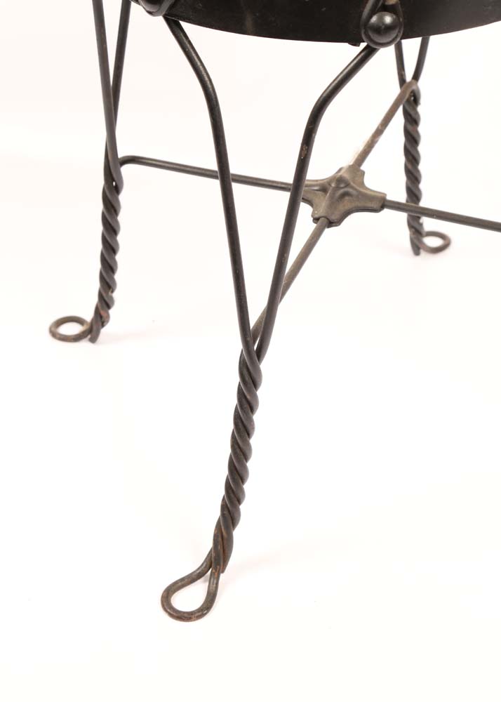 Vintage Wrought Iron Ice Cream Parlor Chairs