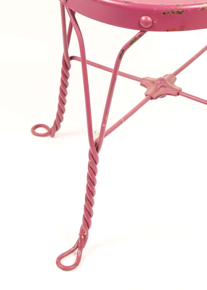 Vintage Wrought Iron Ice Cream Parlor Chairs