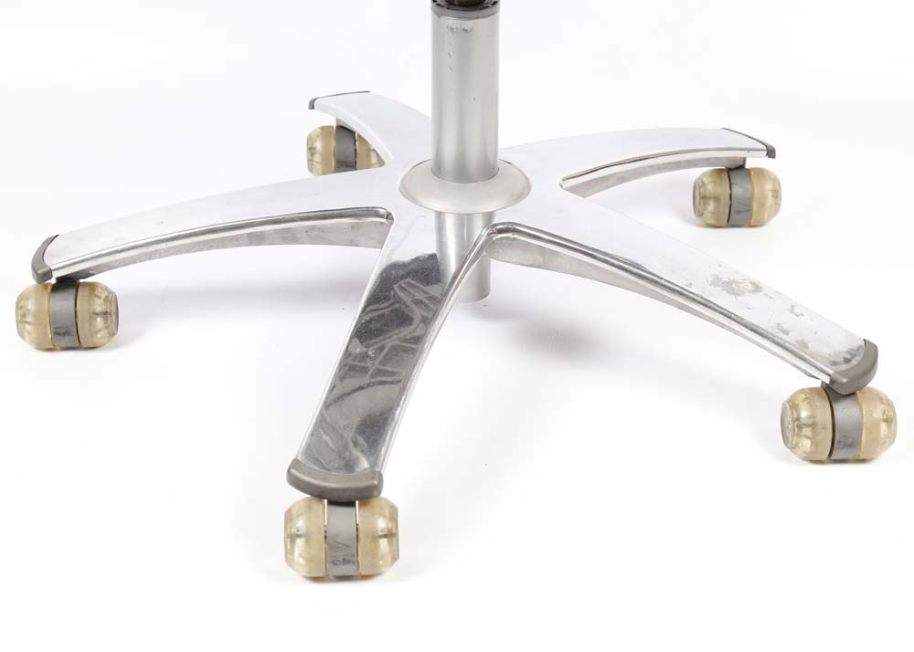 Knoll Black Leather Desk Chair