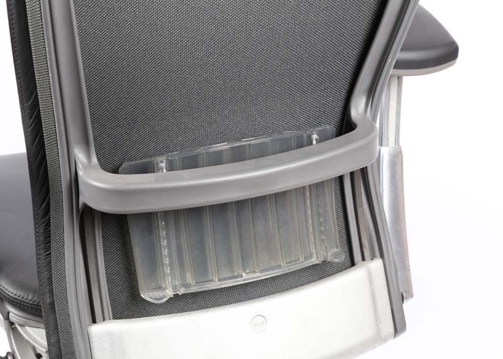 Knoll Black Leather Desk Chair