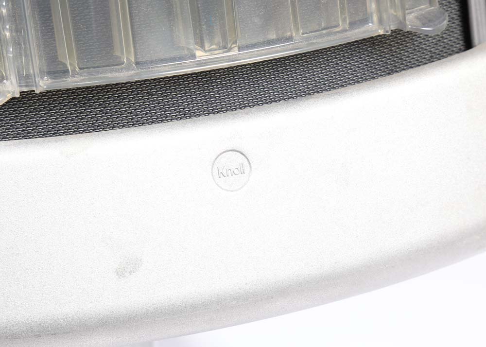 Knoll Black Leather Desk Chair