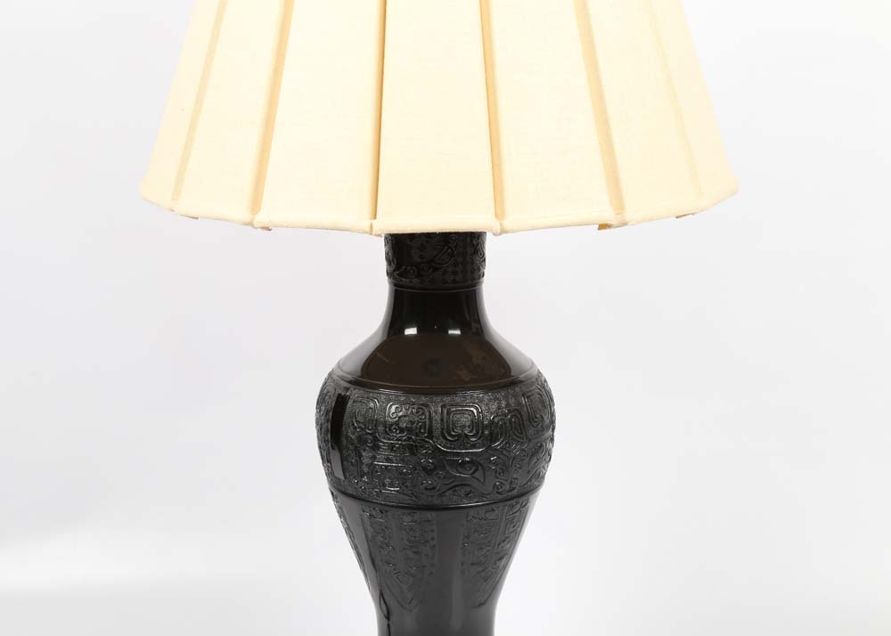 Black Asian Inspired Lamp