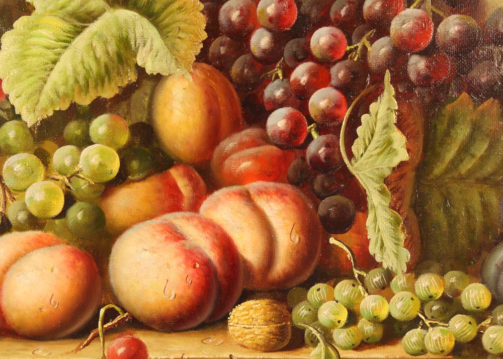 Embellished Giclee Fruit Still Life