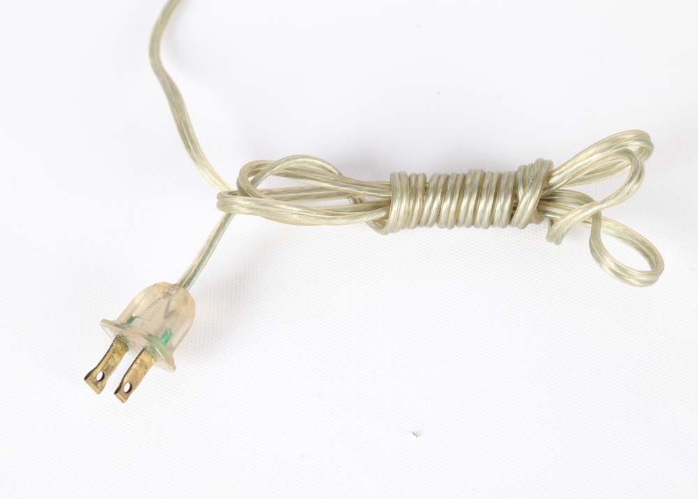 Blue and White Pottery Lamp