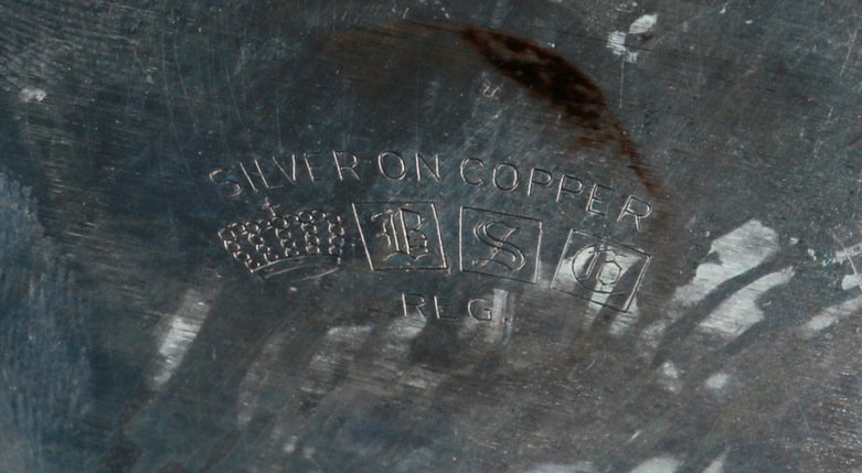 Silver on Copper Tip Teapot Burner Stand