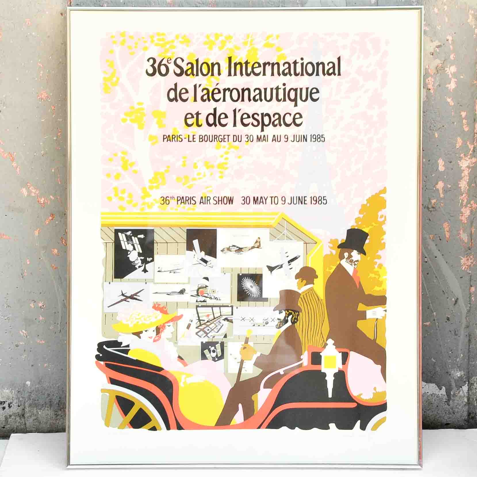 36 Paris Air Show Print signed Carl Critz