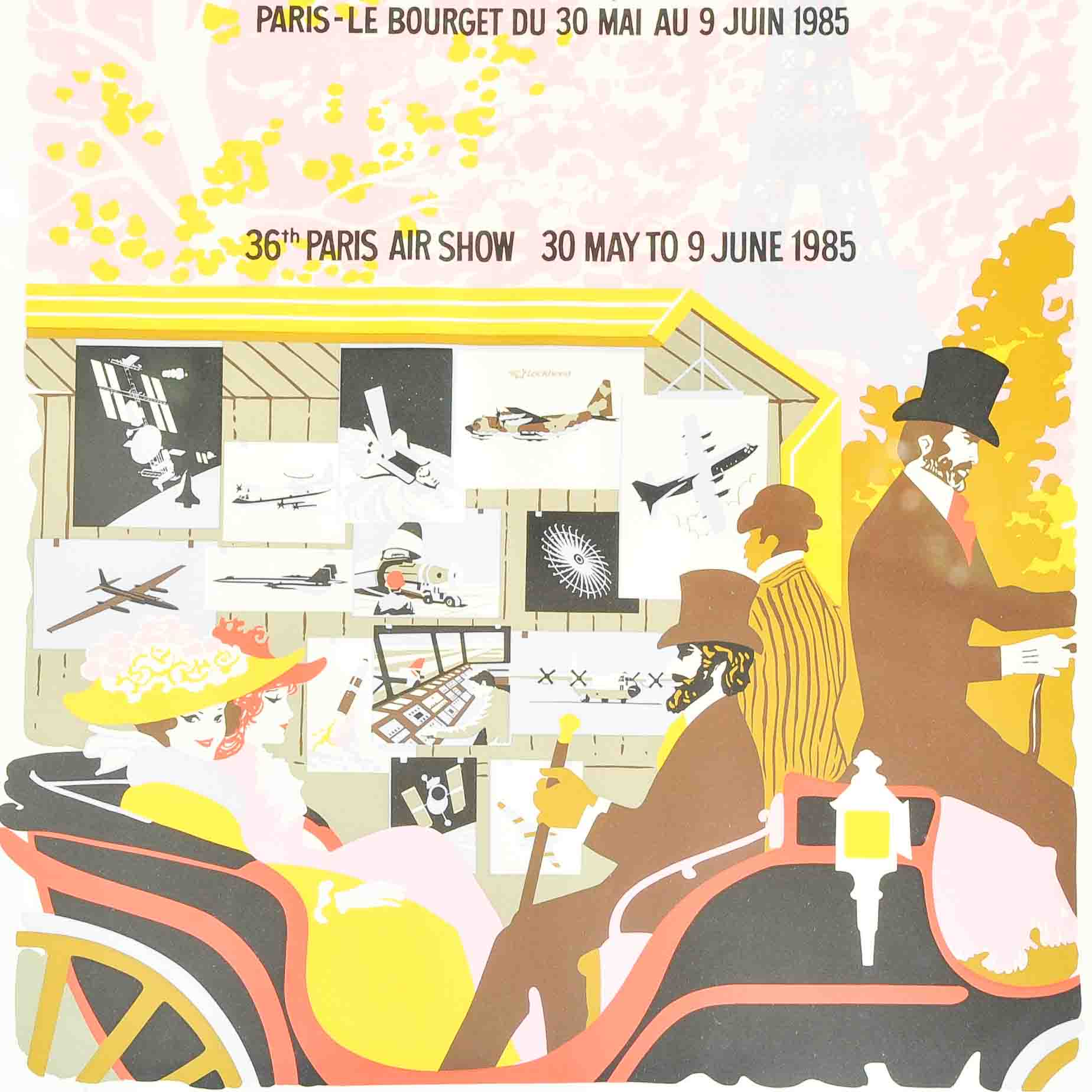 36 Paris Air Show Print signed Carl Critz