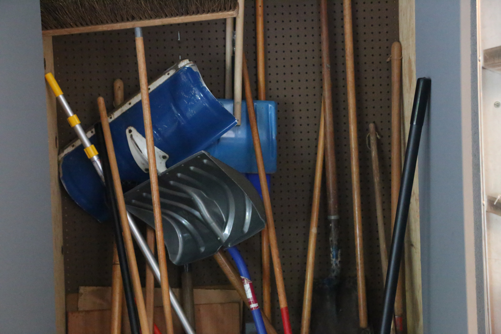 Rakes, Shovels, and Gardening Tools