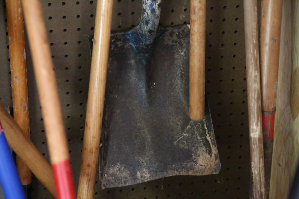 Rakes, Shovels, and Gardening Tools
