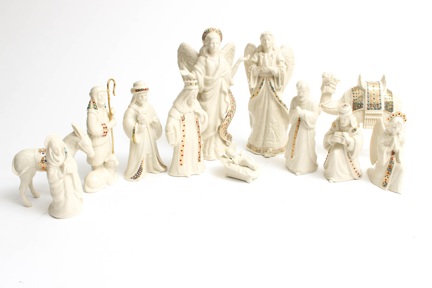 Collection of Lenox Nativity Figurines
