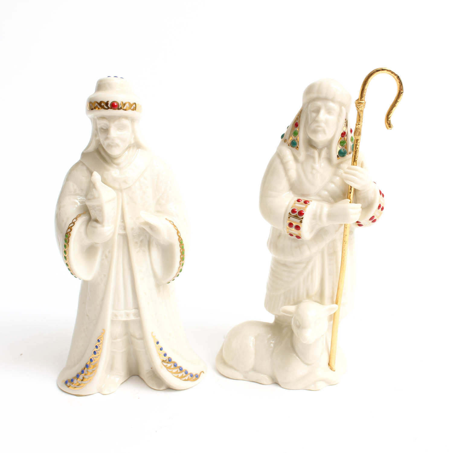 Collection of Lenox Nativity Figurines