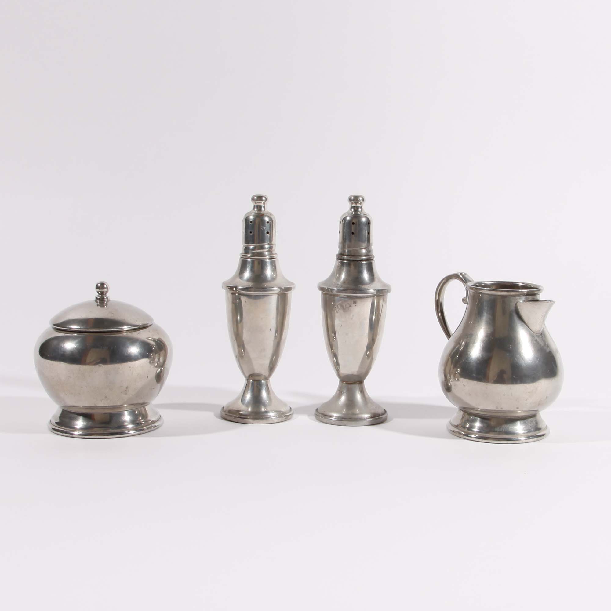Collection of Pewter Tableware