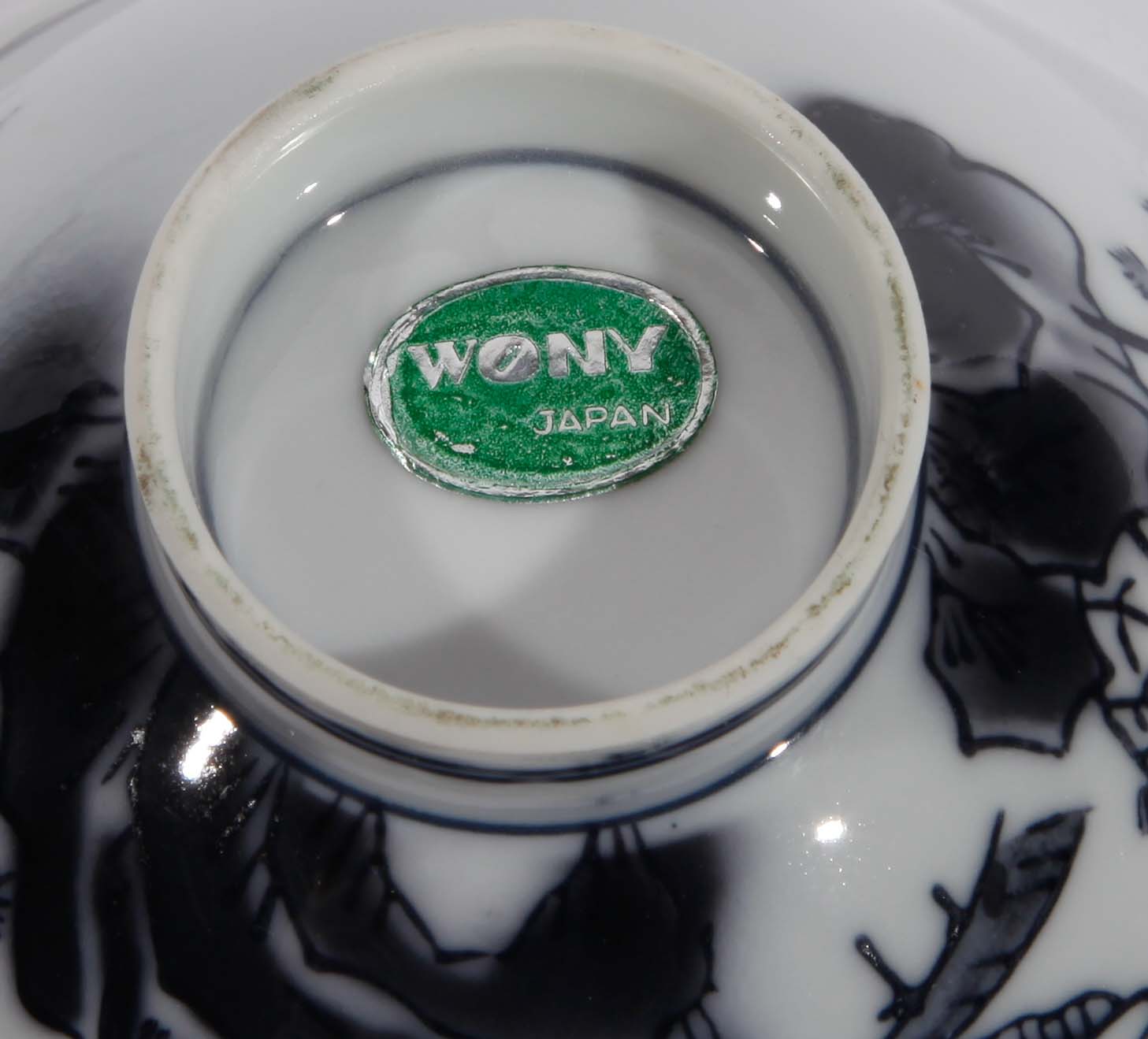 Collection of Yellow and Navy Bowls, Asian Soup Bowls and Tableware