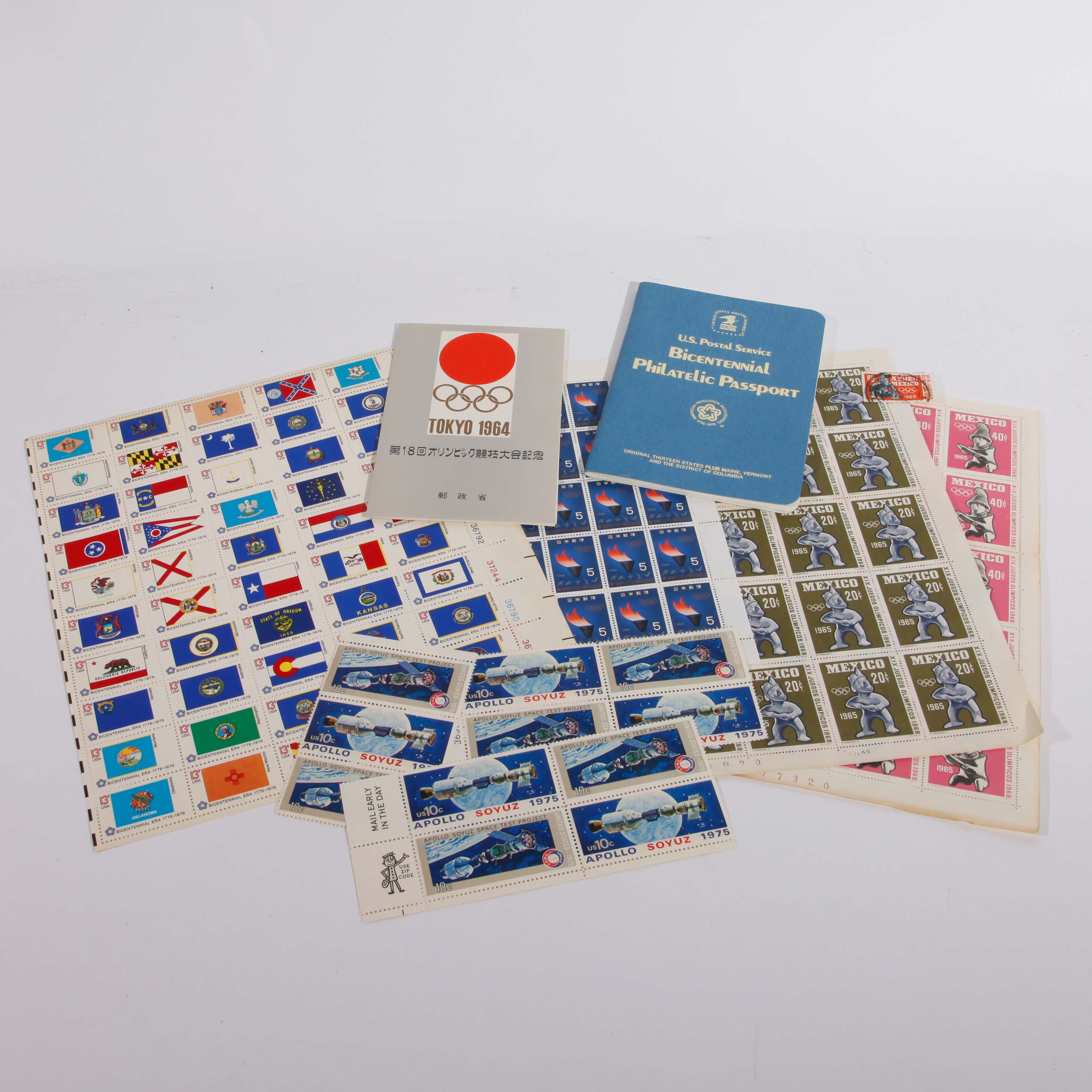 Collection of Vintage Bicentennial Stamps