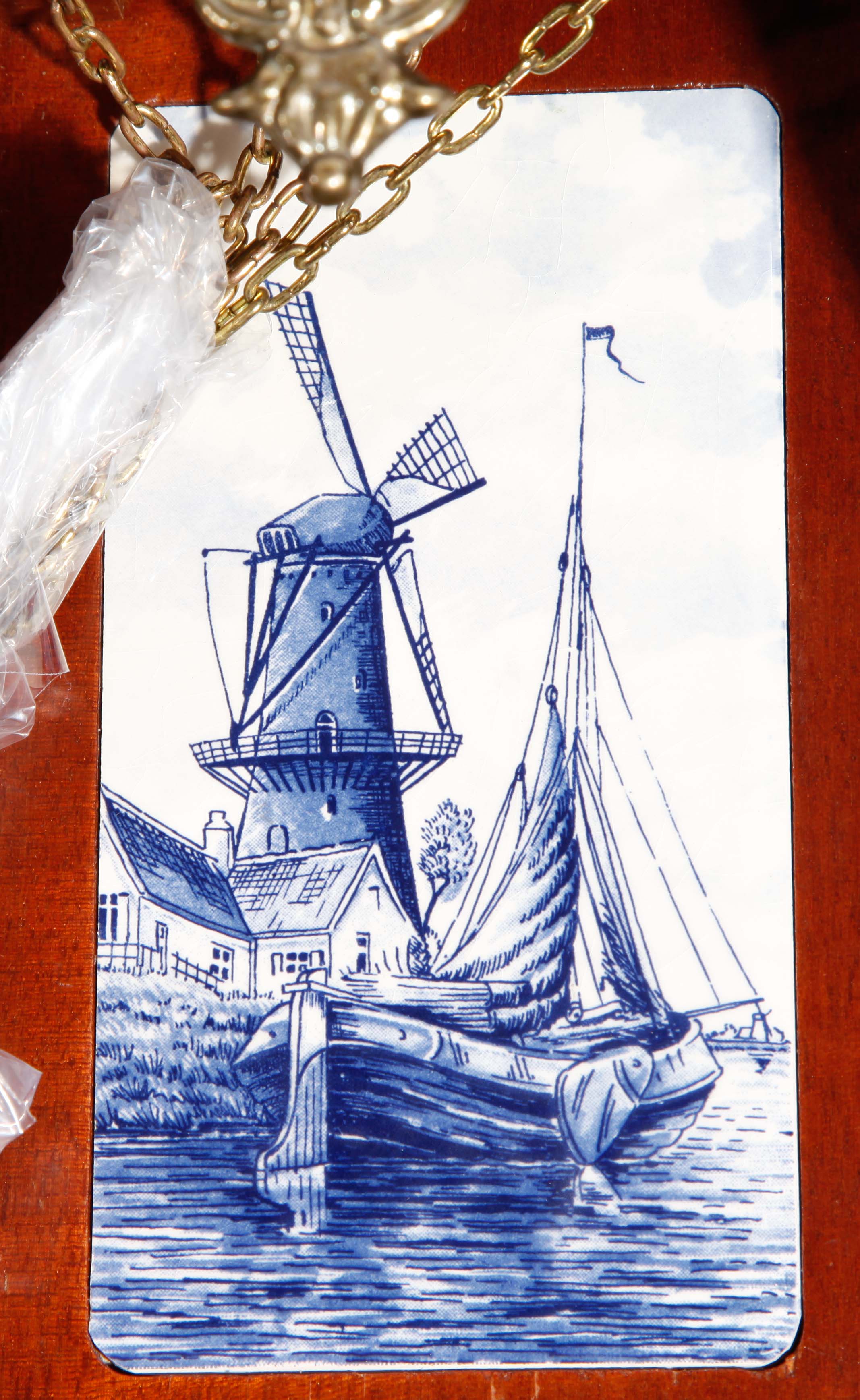 Walnut Dutch Wall Clock