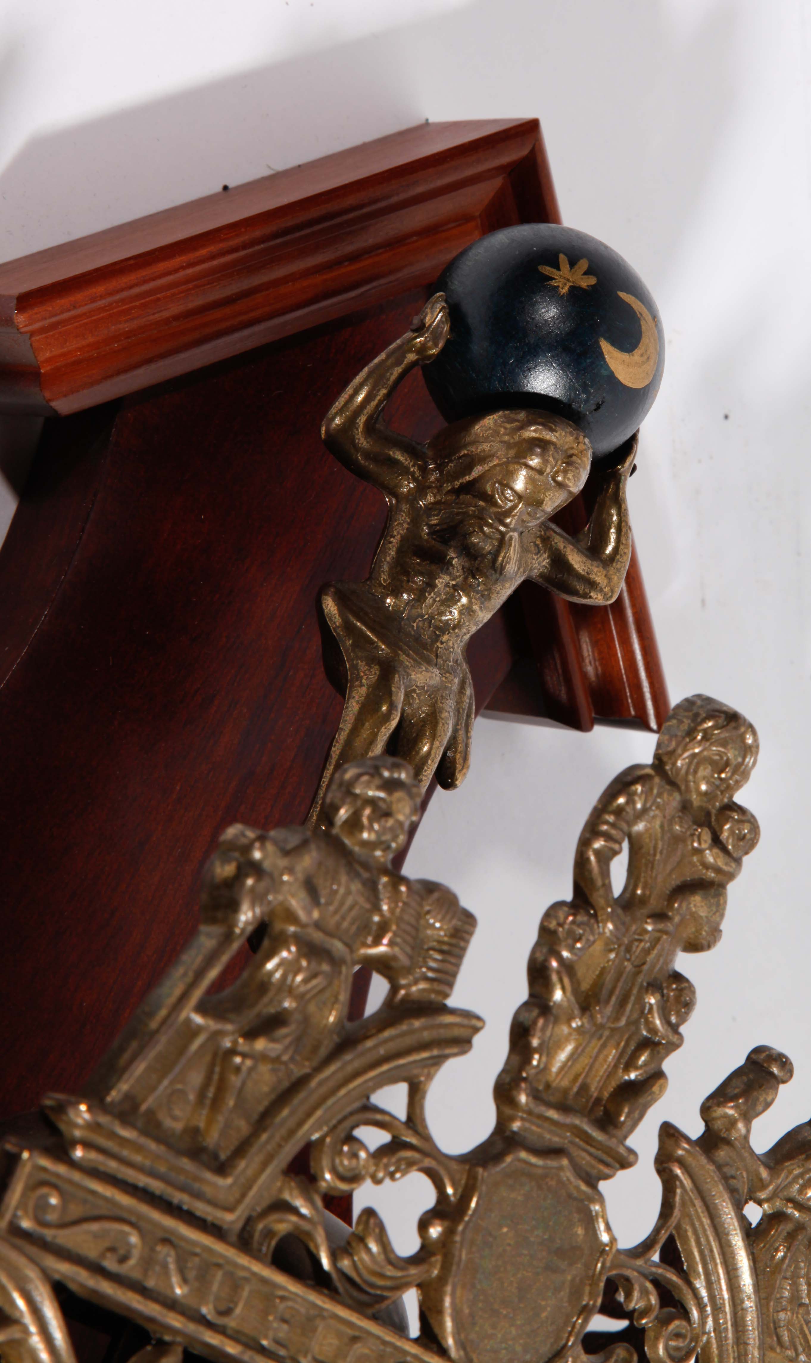 Walnut Dutch Wall Clock