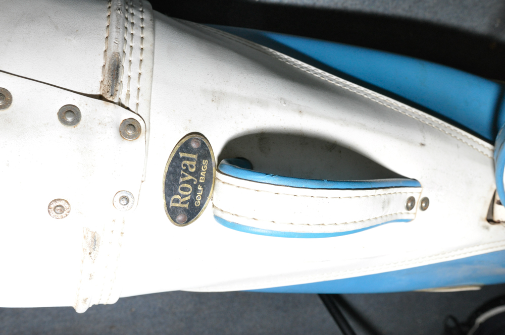 Set of Vintage Golf Clubs, Bags, and Equipment