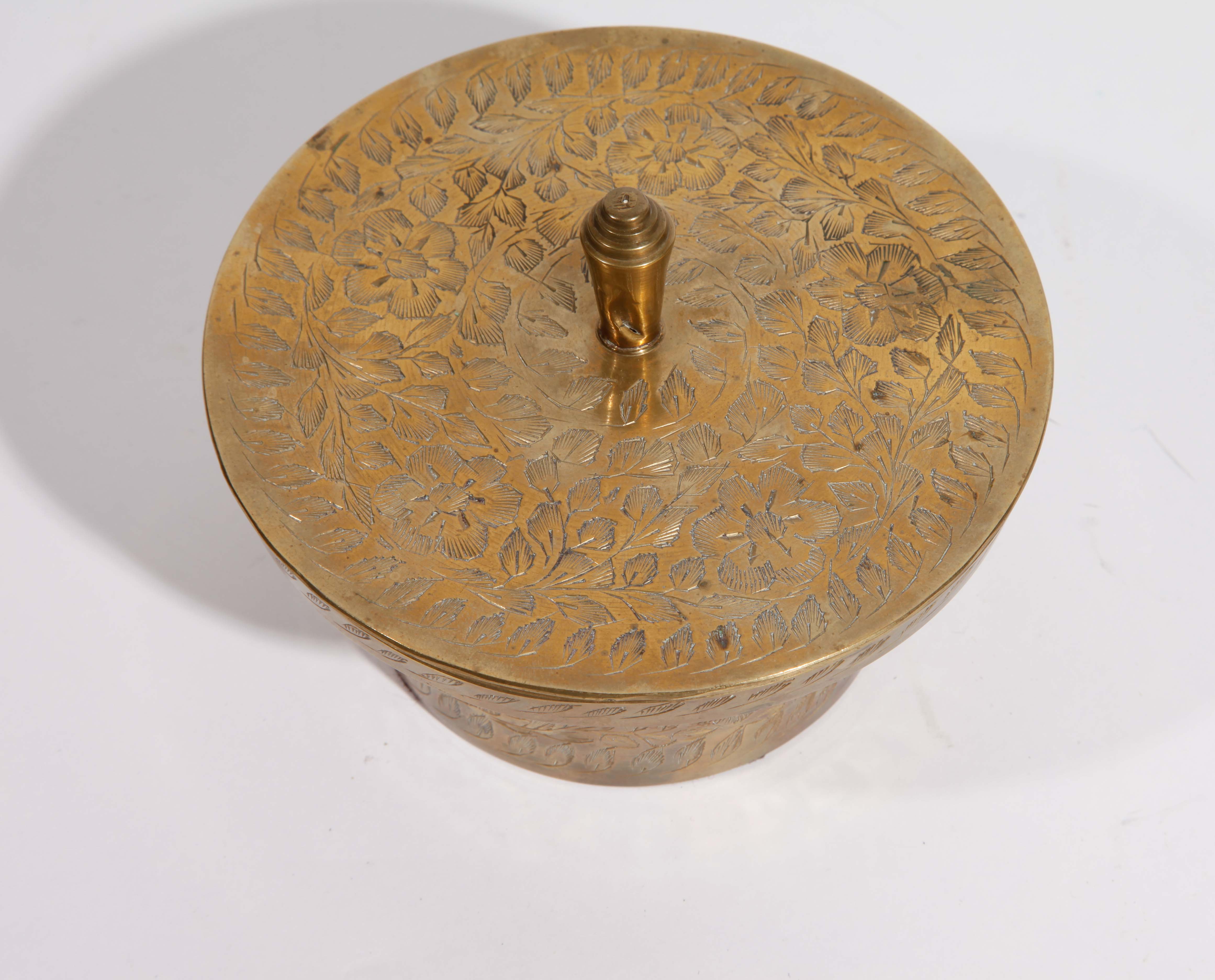 Collection of Indian Brass Tableware