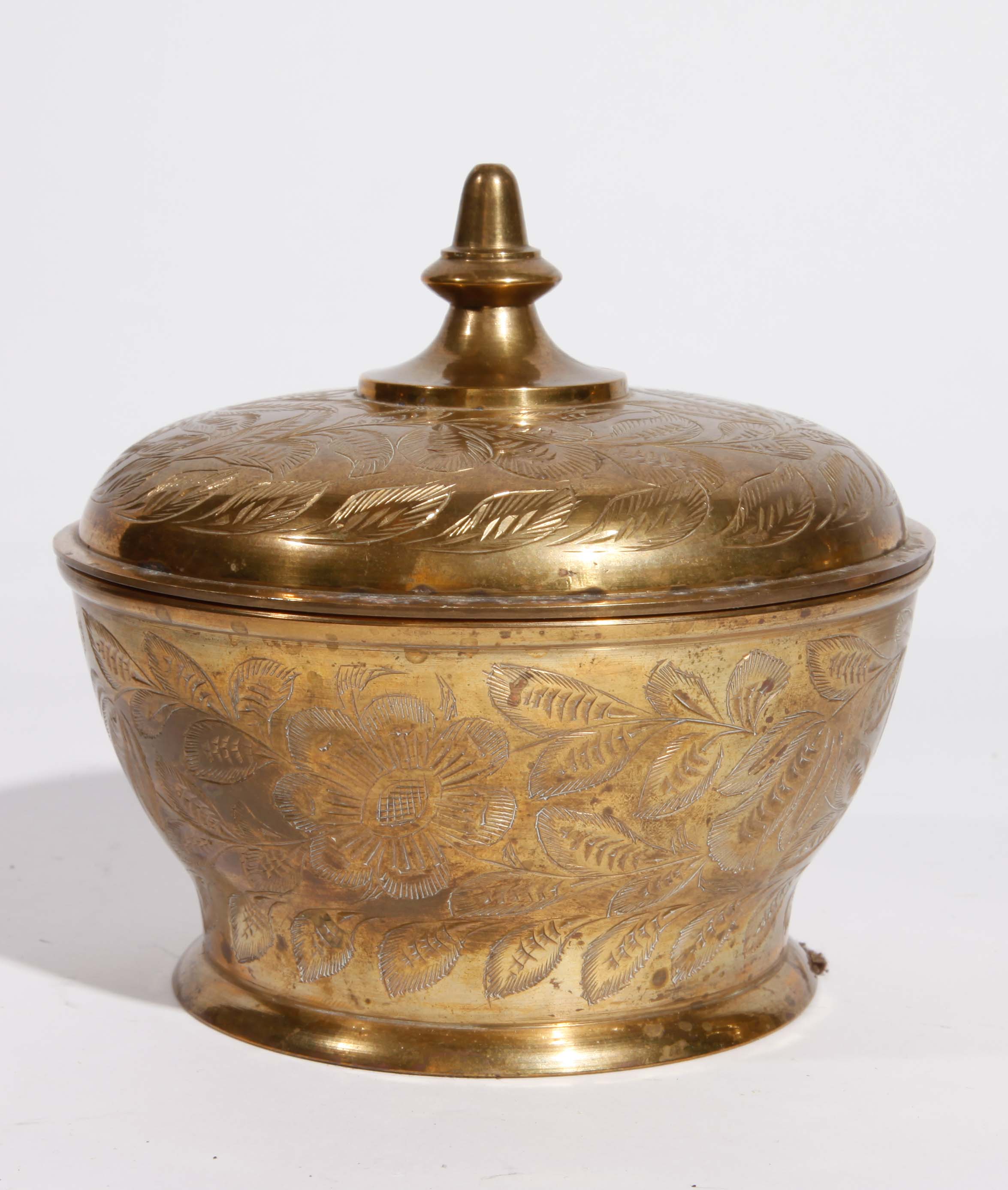 Collection of Indian Brass Tableware