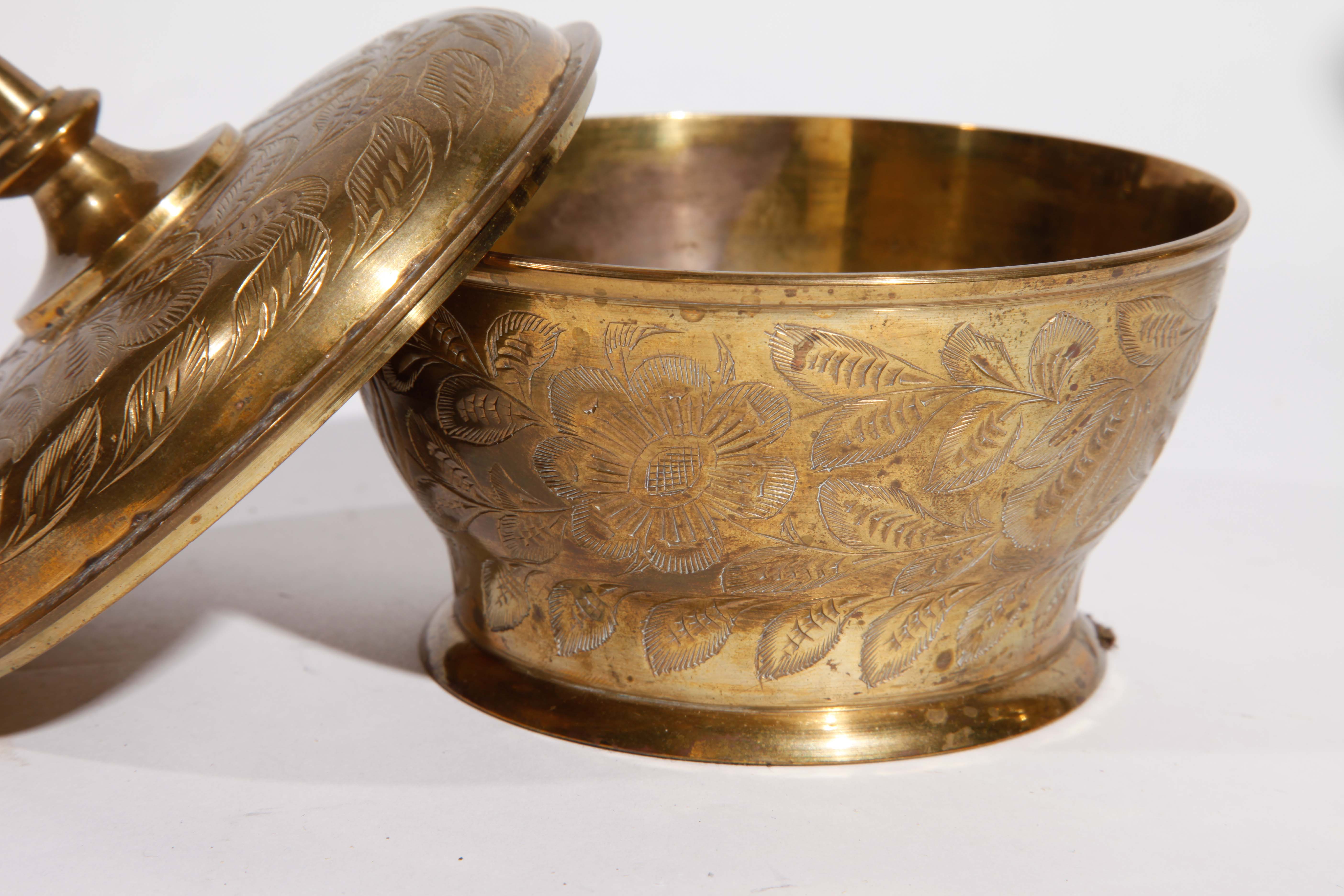 Collection of Indian Brass Tableware