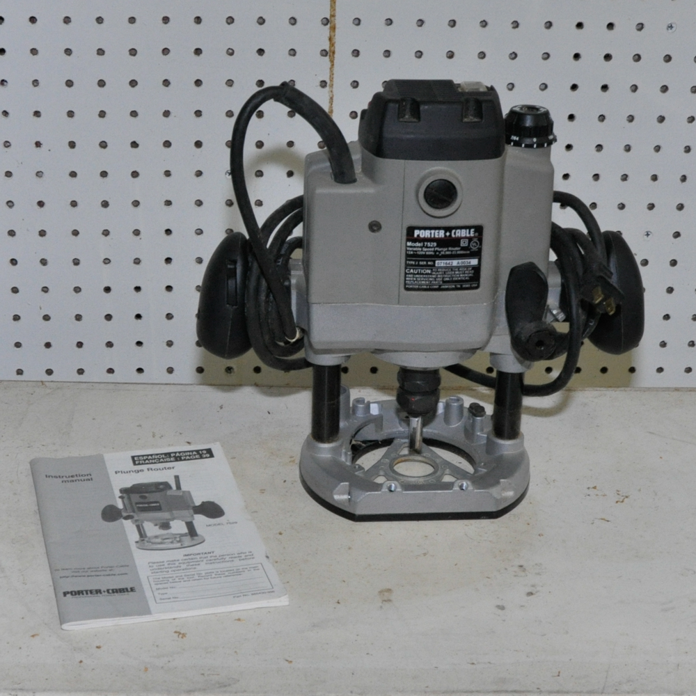 "Porter-Cable" Plunge Router with Manual
