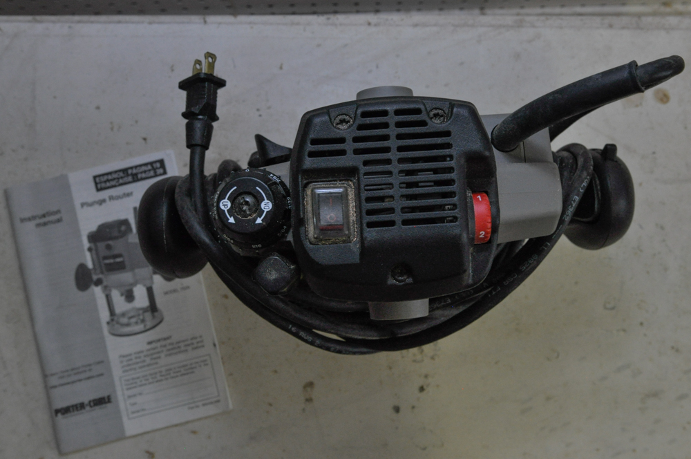 "Porter-Cable" Plunge Router with Manual