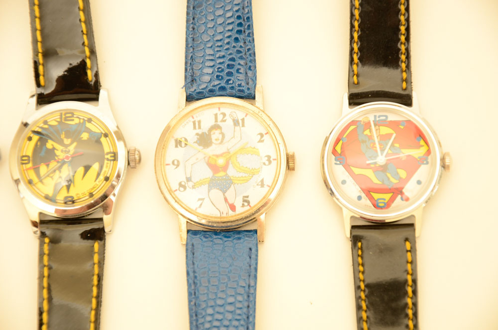 Collection of Vintage Superhero Watches