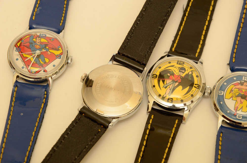 Collection of Vintage Superhero Watches