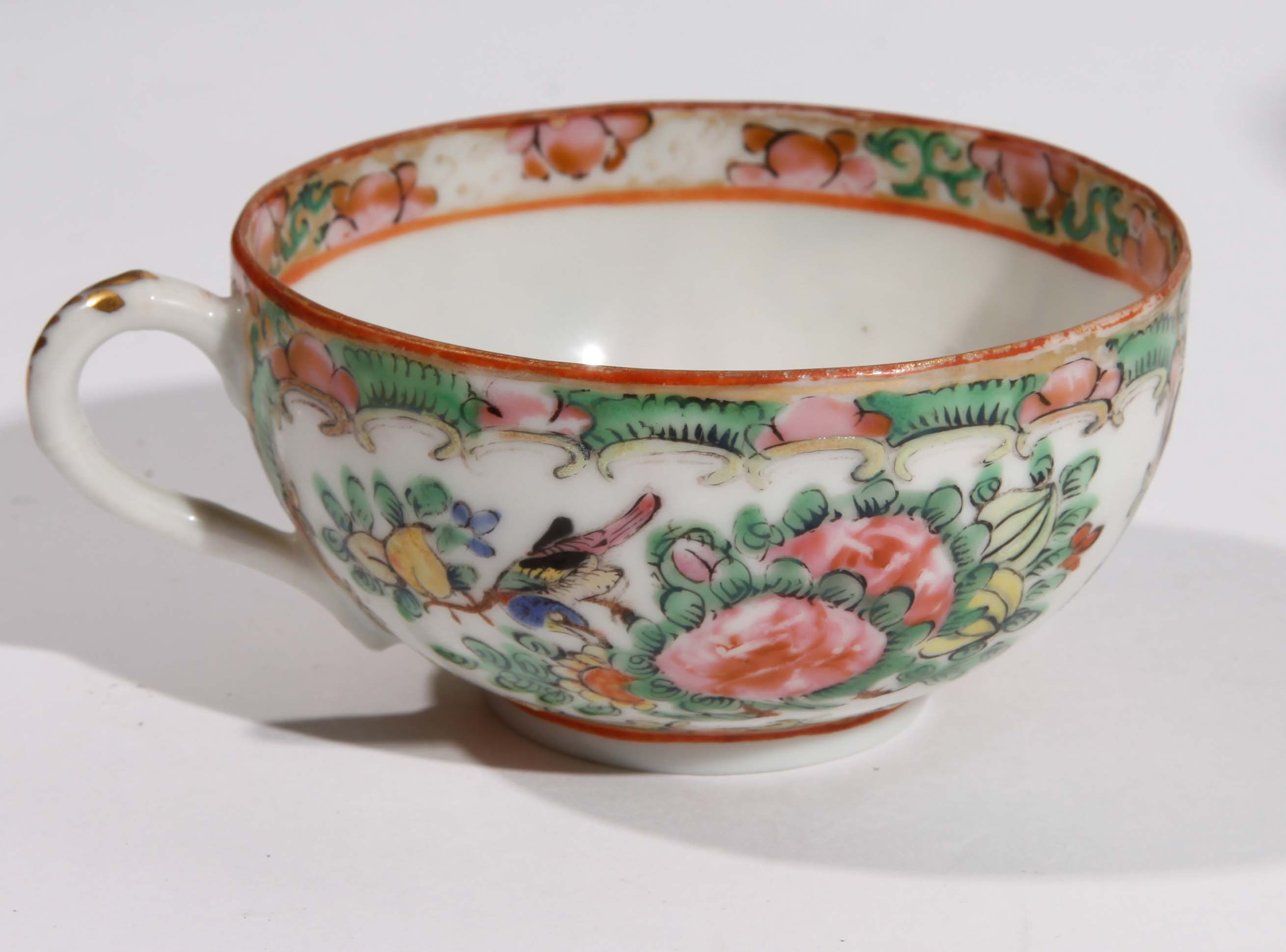 Collection of Teacups and Plates, French and German