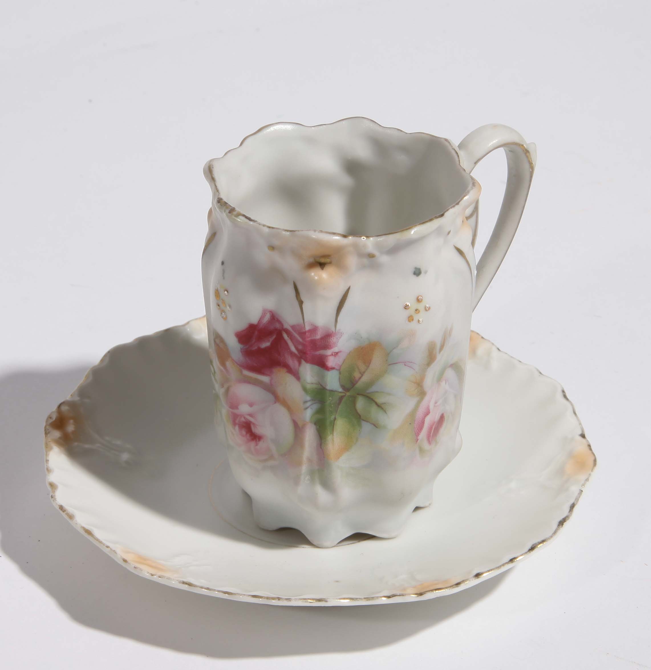 Collection of Teacups and Plates, French and German