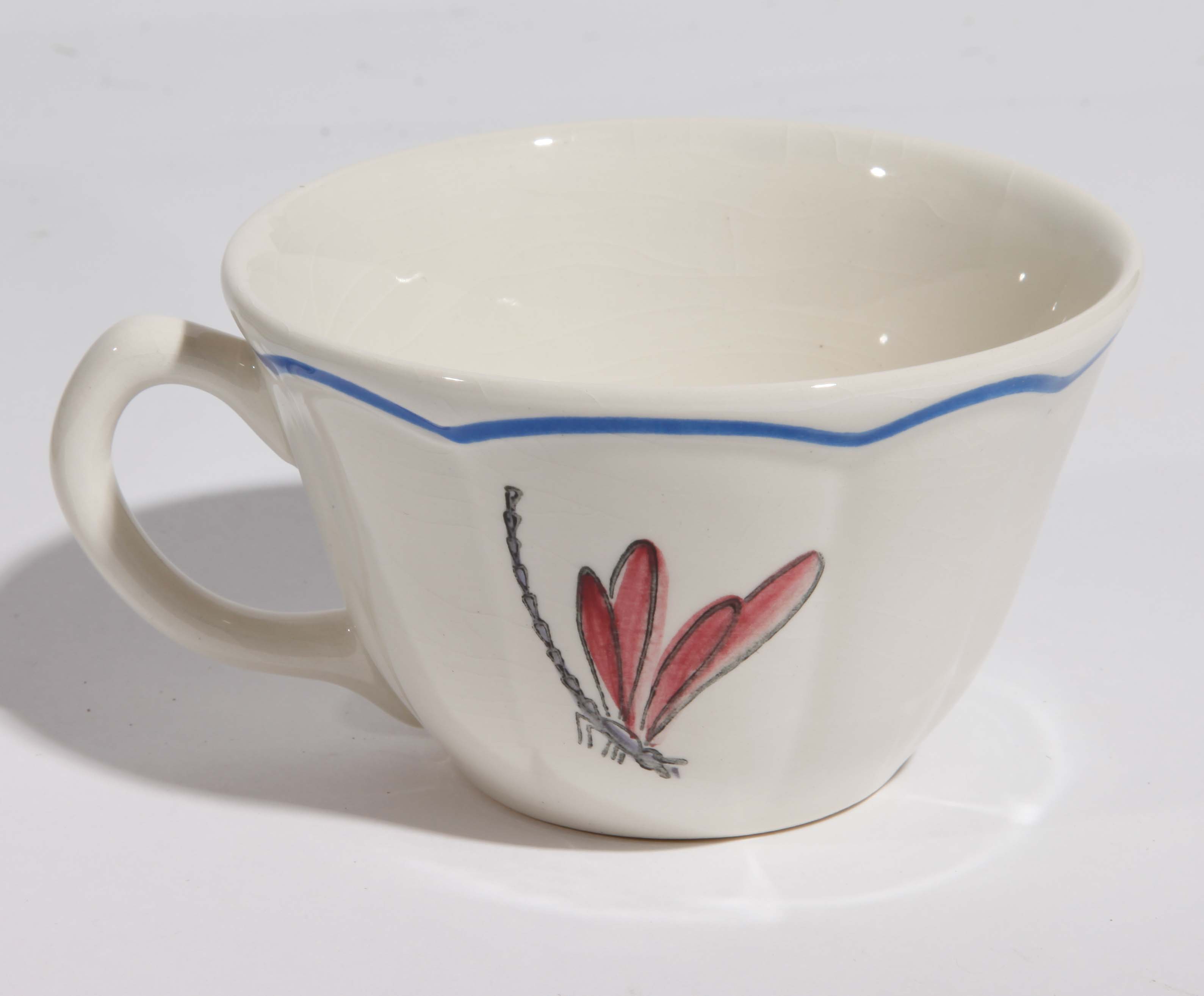 Collection of Teacups and Plates, French and German