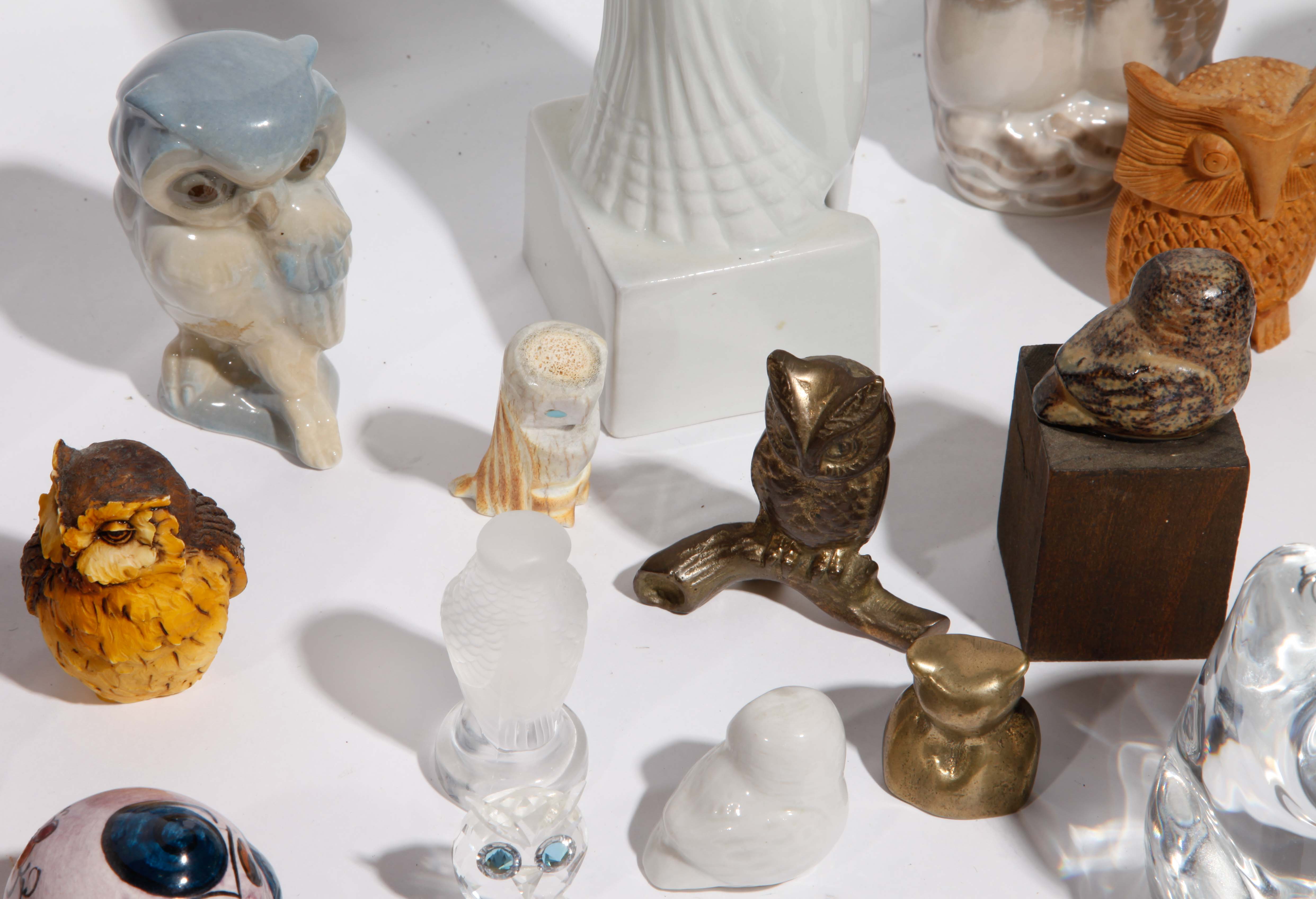 Large Grouping of Decorative Owls