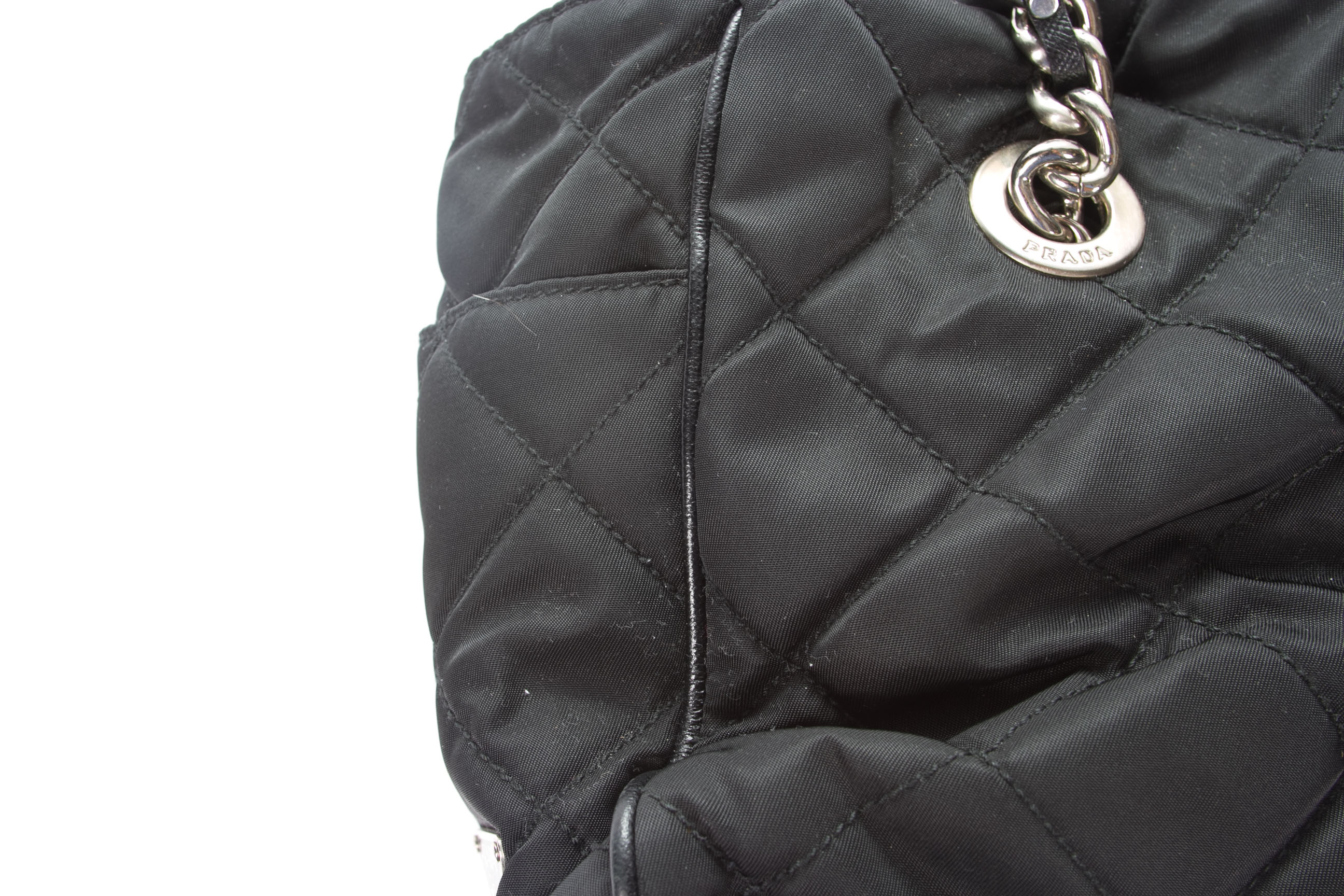 Prada Black Quilted Shoulderbag