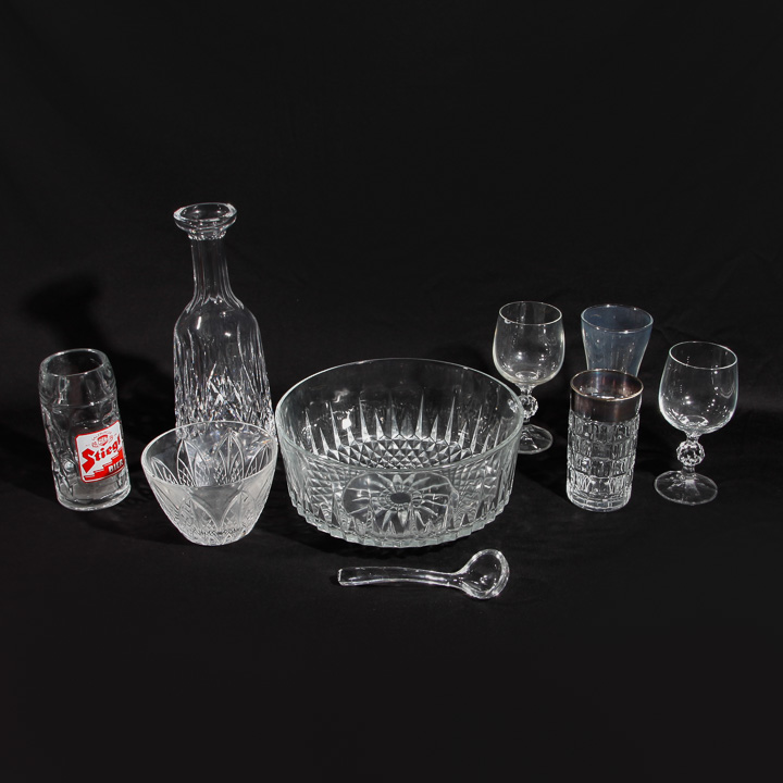 Collection of Assorted Glassware