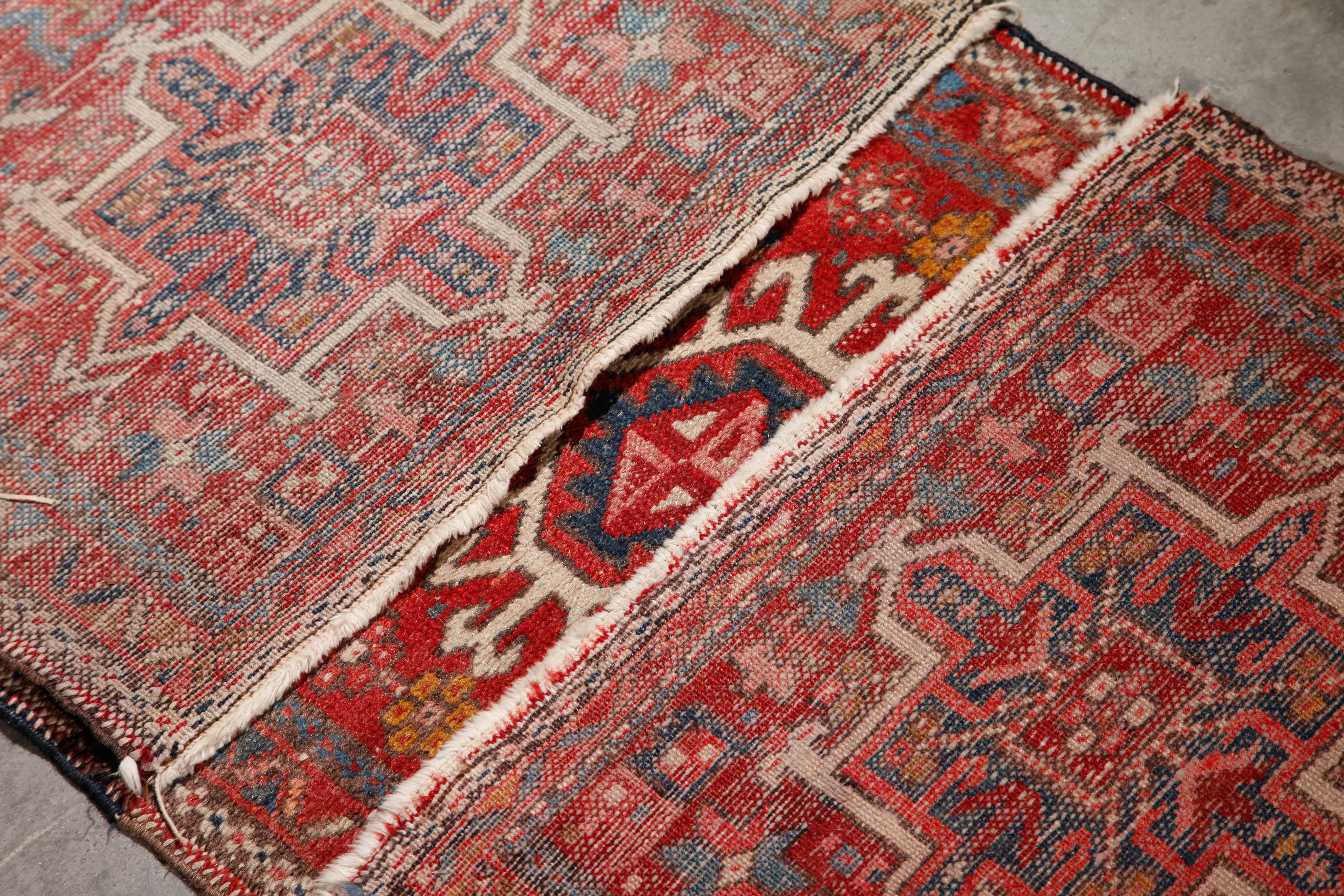 Vintage Handwoven Karaja Carpet Runner