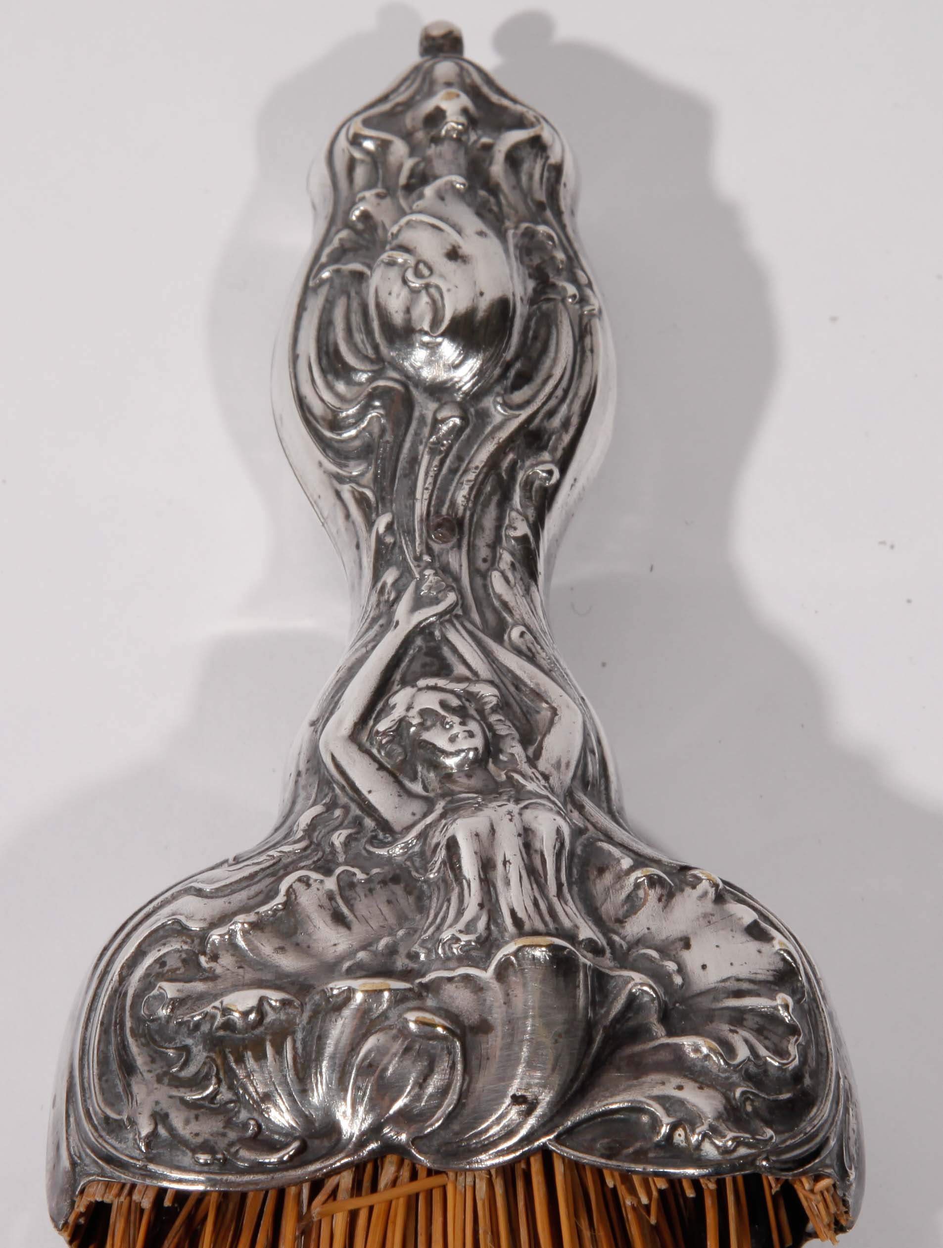 Antique Sterling Silver Brushes