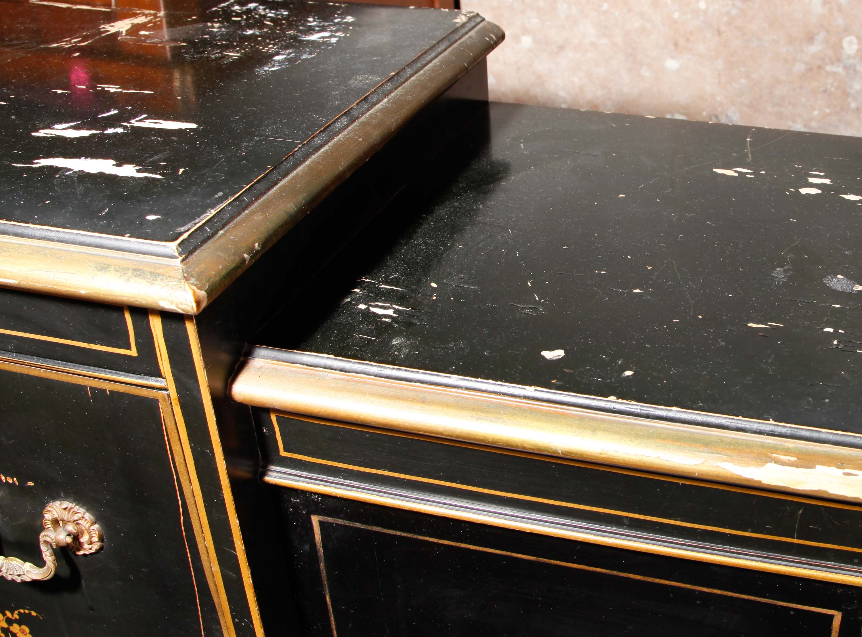 Painted Japanese Style Secretary