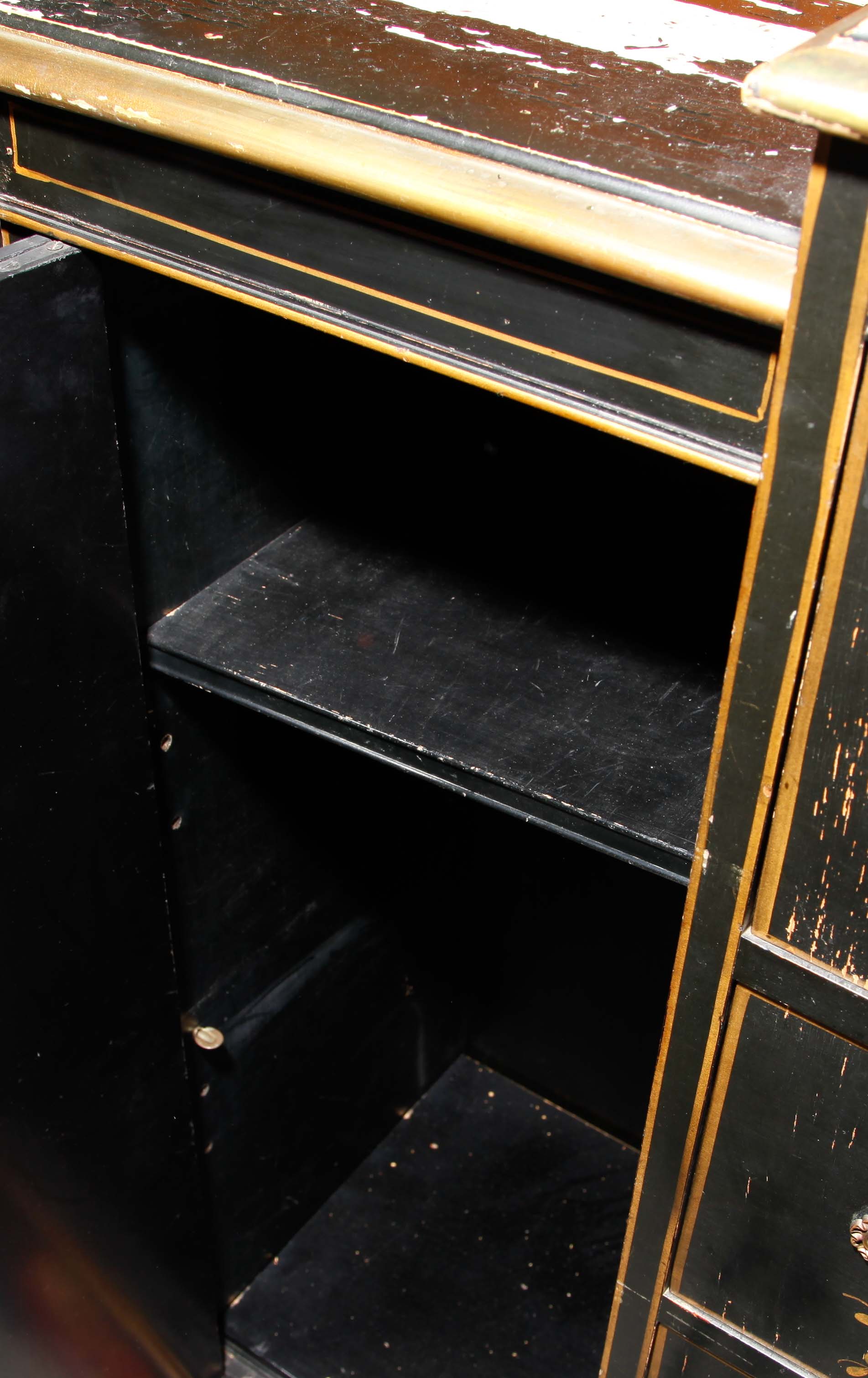 Painted Japanese Style Secretary