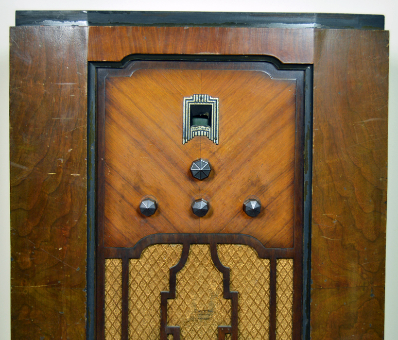Vintage Art Deco Crosley Floor Model Radio