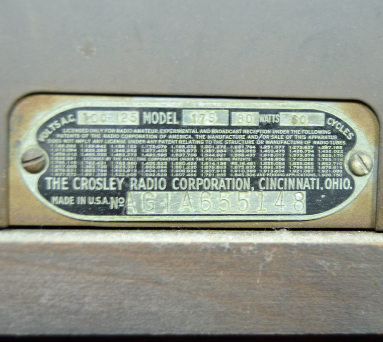 Vintage Art Deco Crosley Floor Model Radio