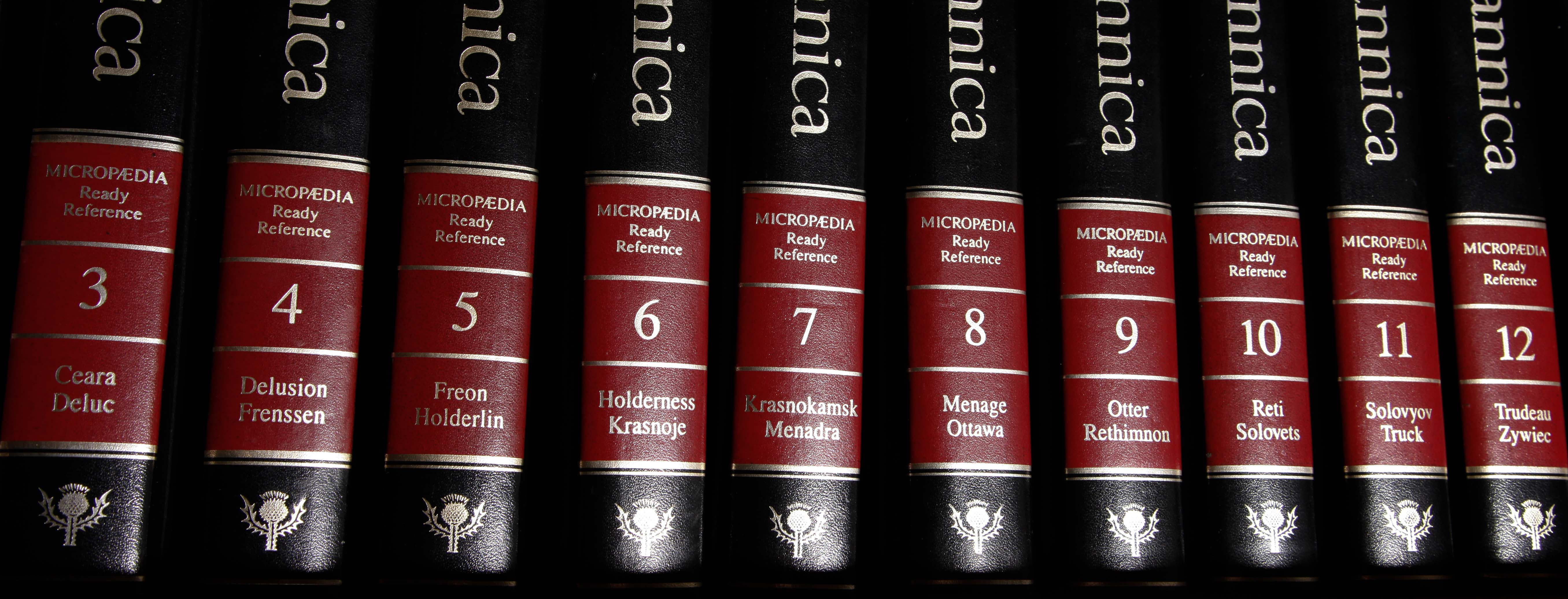 Brittanica Encylcopedias