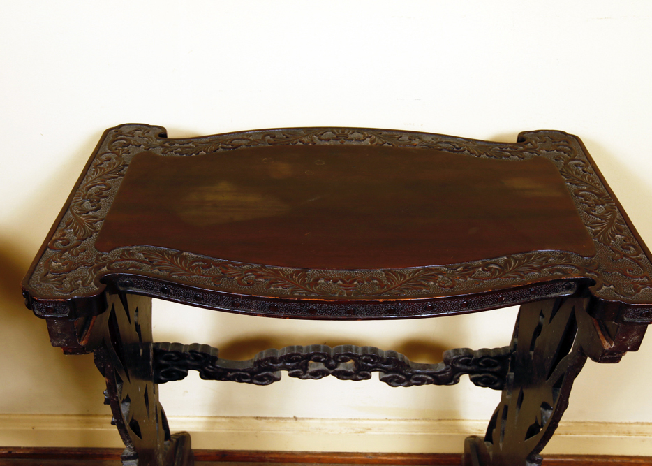 Set of Vintage Chinese Hardwood Nesting Tables
