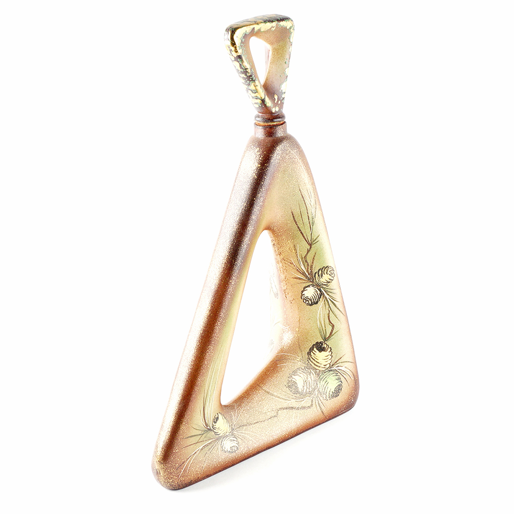 1956 Handpainted Ceramic Art Decanter by Olive Johnson