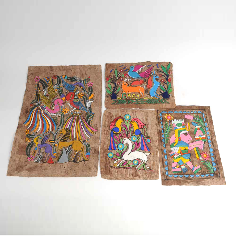 Nahuatl Folk Art Paintings
